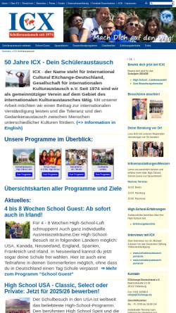 Vorschau der mobilen Webseite www.icxchange.de, ICXchange e.V.