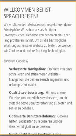 Vorschau der mobilen Webseite www.ist-highschool.de, iSt