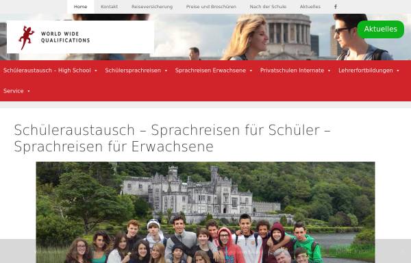 Vorschau von www.schuelerweltweit.de, World Wide Qualifications