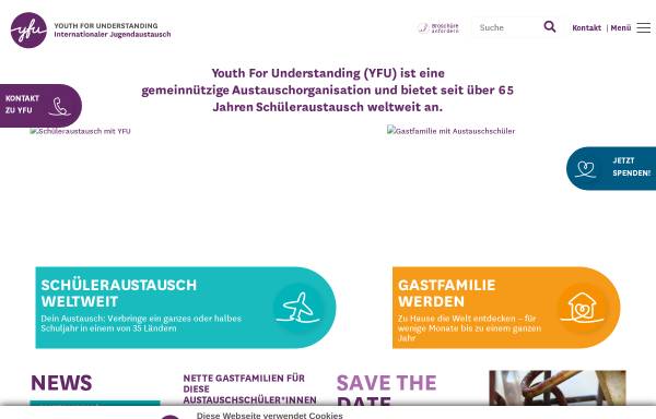 Vorschau von www.yfu.de, YFU (Deutschland)