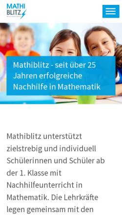Vorschau der mobilen Webseite www.mathiblitz.ch, Mathiblitz