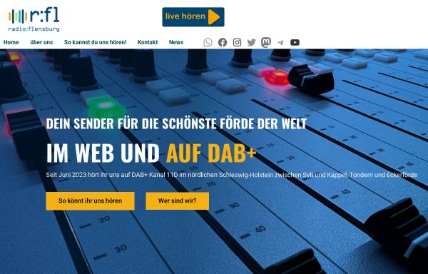 Vorschau von www.radio-flensburg.de, Radio Flensburg