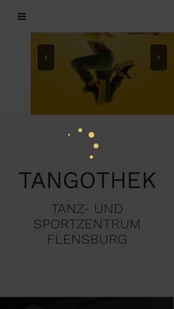Vorschau der mobilen Webseite www.tangothek.de, Tanzschule Tangothek