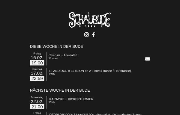 Vorschau von www.kieler-schaubude.de, Musikclub Schaubude