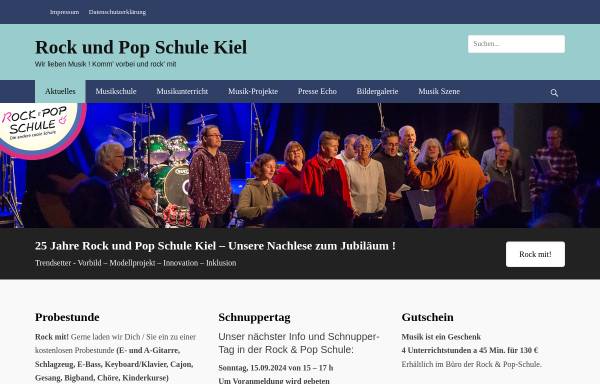 Vorschau von www.rockpopschule.de, Rock & Pop Schule GbR