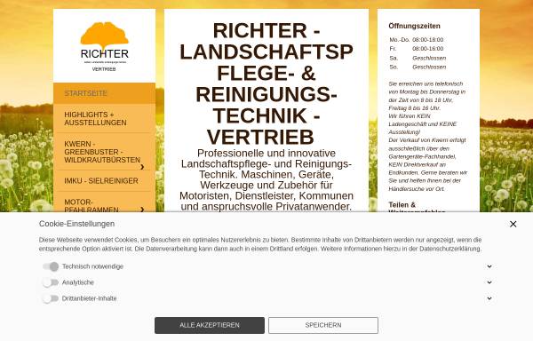 Vorschau von www.richter-vertrieb.de, Richter Vertrieb GmbH
