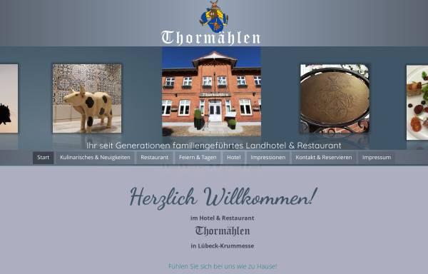 Vorschau von www.hotel-thormaehlen.de, Hotel-Restaurant Thormählen