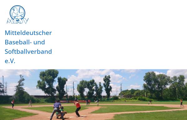 Vorschau von www.mbsv.de, Mitteldeutscher Baseball- und Softball-Verband