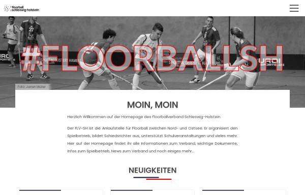 Vorschau von www.floorball-sh.de, Floorball Verband Schleswig-Holstein e.V.