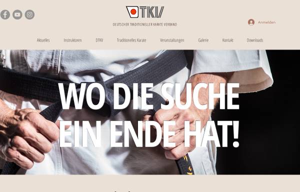 Vorschau von www.dtkv.de, DTKV - Deutscher Traditioneller Karate Verband e.V.