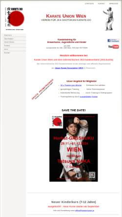 Vorschau der mobilen Webseite www.oejkv.at, Österreichischer JKA-Karateverband