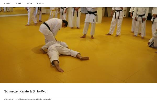 Vorschau von www.shitoryu.ch, Schweizerischer Shito Karate Verband