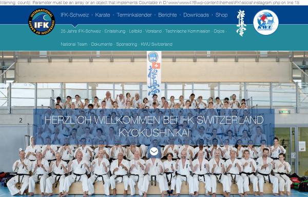 Vorschau von www.ifk-schweiz.ch, IFK - Switzerland Kyokushinkai
