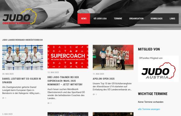 Vorschau von www.judo-ooelv.at, Judo Landesverband Oberösterreich