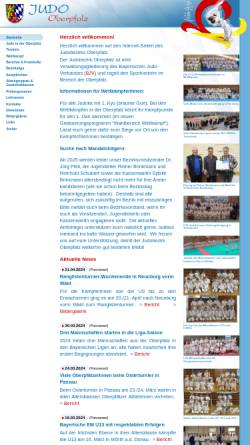 Vorschau der mobilen Webseite www.oberpfalzjudo.de, Judobezirk Oberpfalz