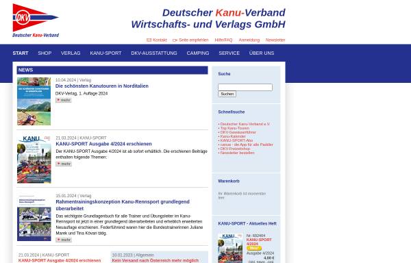 Vorschau von www.kanu-verlag.de, Kanu Verlag
