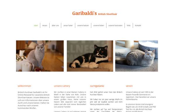 Vorschau von www.garibaldis.de, Garibaldi`s