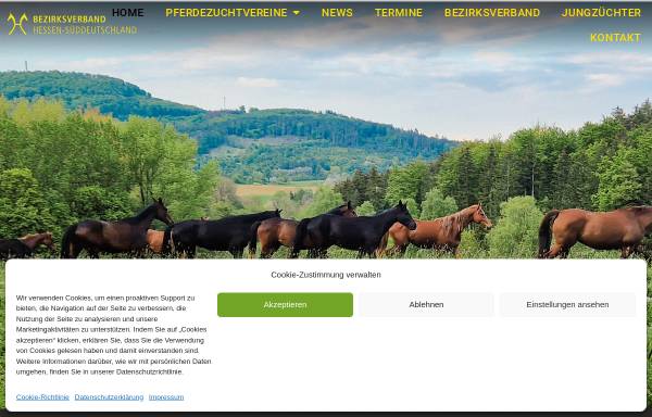 Vorschau von www.pferdezucht-hessen.de, Verband Hessischer Pferdezüchter