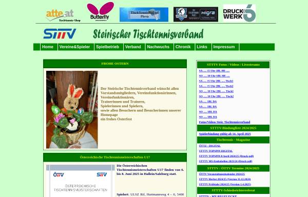 Vorschau von stttv.at, Steirischer Tischtennisverband