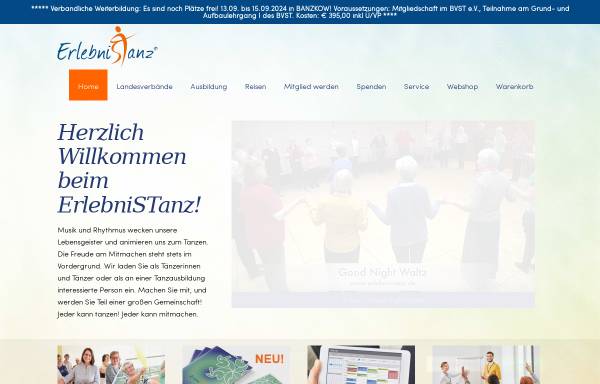 Vorschau von www.tanzen-im-sitzen.de, Bundesverband Seniorentanz e.V.