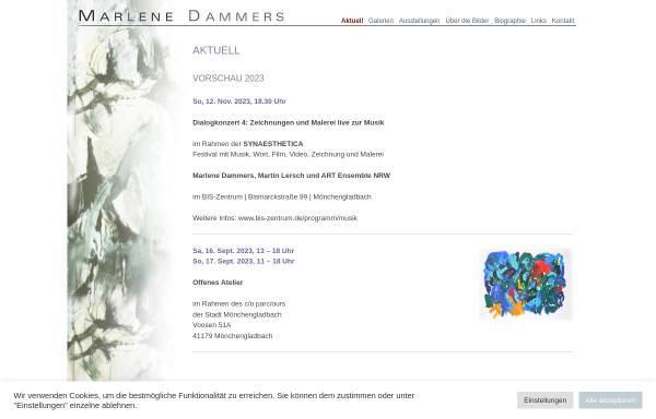 Vorschau von www.marlene-dammers.de, Dammers, Marlene