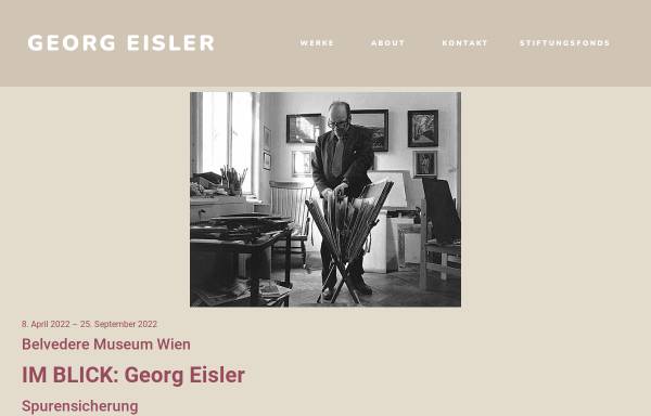 Vorschau von www.georgeisler.at, Eisler, Georg (1928-1998)