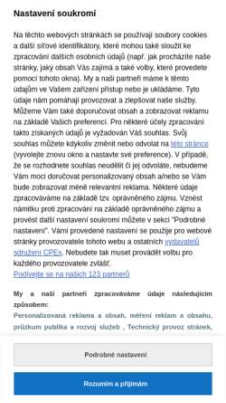 Vorschau der mobilen Webseite mujweb.cz, Kadlecova, Iveta