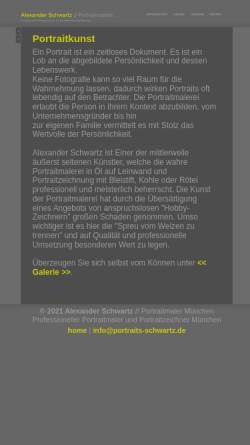 Vorschau der mobilen Webseite www.portraits-schwartz.de, Schwartz, Alexander