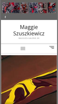 Vorschau der mobilen Webseite maggies-galerie.de, Szuszkiewicz, Malgorzata