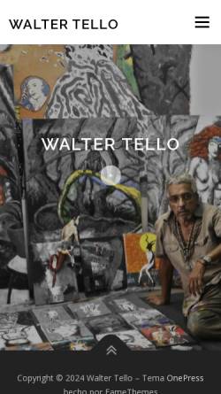 Vorschau der mobilen Webseite www.walter-tello.com, Tello, Walter
