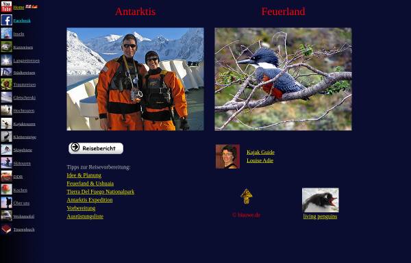 Vorschau von ski-web24.de, Expedition in die Antarktis und Wanderungen auf Feuerland [Uwe Kirks]