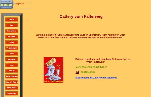 Vorschau von www.cattery-vom-falterweg.de, Vom Falterweg