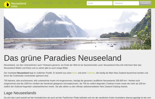 Vorschau von www.neuseeland-infos.info, Neuseeland-Infos [Christian Göhrum]