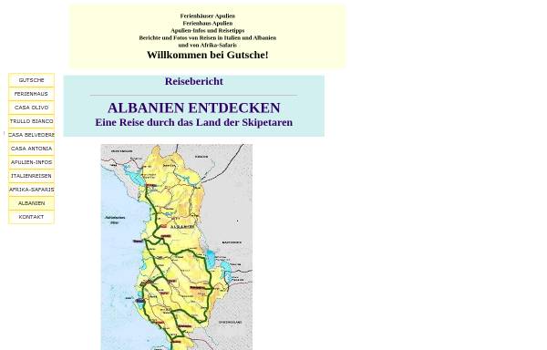 Vorschau von www.gutscheh.de, Albanien Entdecken [Gutsche, Angelika und Hellmut]