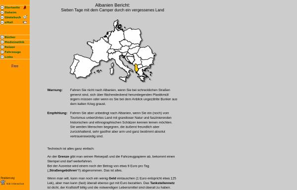 Vorschau von www.uhlich-online.de, Sieben Tage mit dem Camper durch ein vergessenes Land [Eike Uhlich]