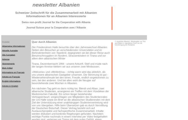 Vorschau von www.albanien.ch, Quer durch Albanien [Stephanie Rößler]