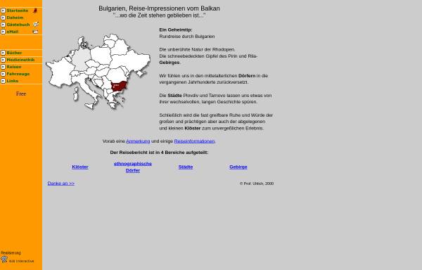 Vorschau von www.uhlich-online.de, Reise-Impressionen vom Balkan [Eike Uhlich]