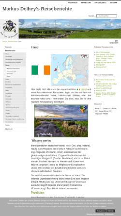 Vorschau der mobilen Webseite www.irland.delhey.de, Widmung an Irland [Markus Delhey]