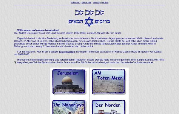 Vorschau von www.ingrids-welt.de, Ingrids-Welt: Ein Jahr in Israel [Ingrid Bunse]