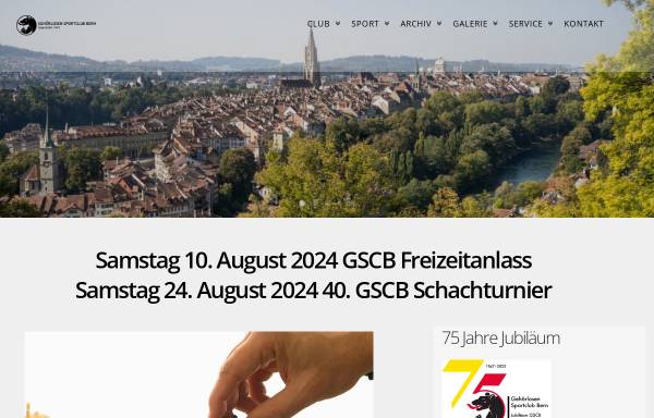 Vorschau von www.gscb.ch, Gehörlosen Sportclub Bern