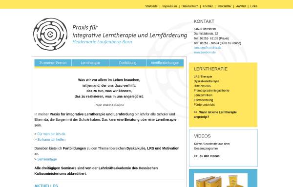 Vorschau von www.lernborn.de, Heidemarie Laufenberg-Born