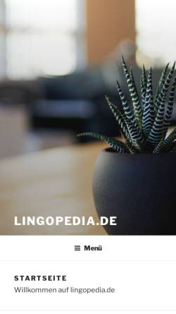 Vorschau der mobilen Webseite www.lingopedia.de, Lingopedia