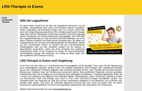 Vorschau von www.lrs-esens.de, LRS-Zentrum Esens
