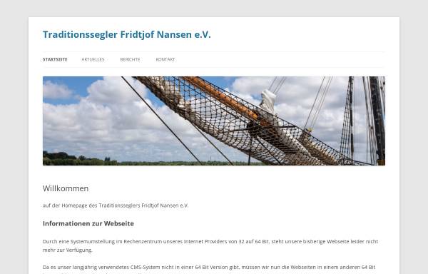 Vorschau von www.fnansen.de, Fridtjof Nansen