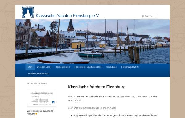 Vorschau von www.k-y-flensburg.de, Klassische Yachten Flensburg e.V.