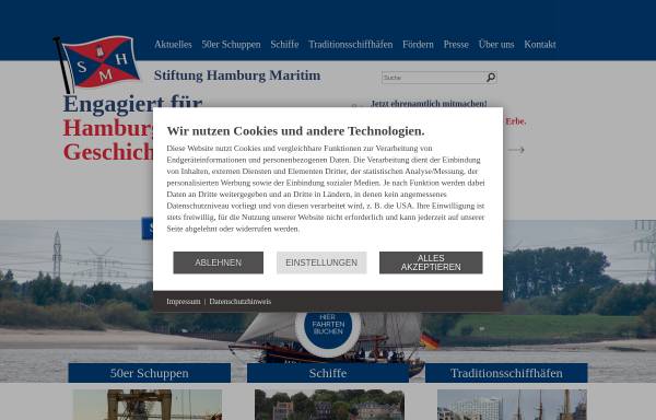Vorschau von stiftung-hamburg-maritim.de, Stiftung Hamburg Maritim