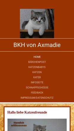 Vorschau der mobilen Webseite www.bkh-von-axmadie.de, Von Axmadie
