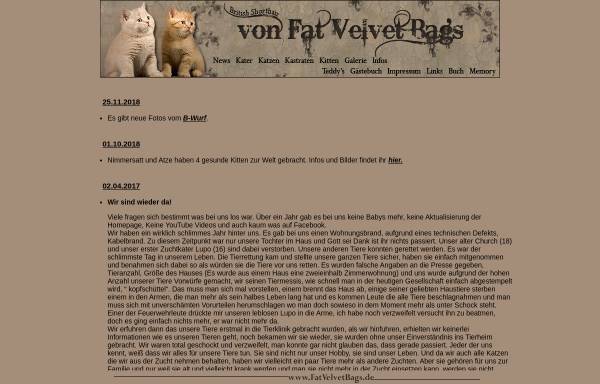 Vorschau von www.fatvelvetbags.de, Von Fat Velvet Bags