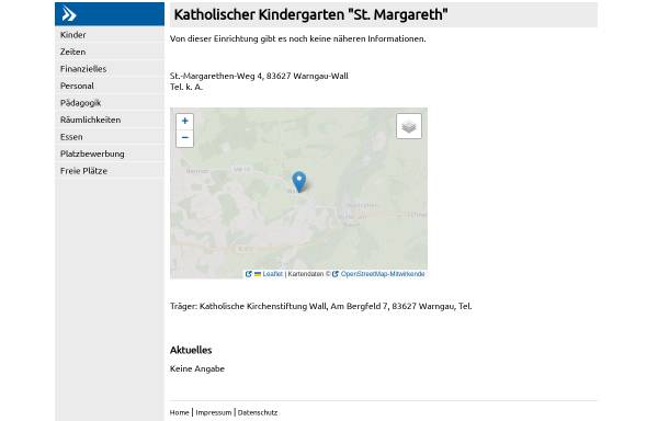 Vorschau von www.kita-bayern.de, Katholischer Kindergarten St. Margareth