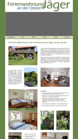 Vorschau der mobilen Webseite www.cjaeger-ferienwohnung.de, Ferienwohnung Familie Jäger